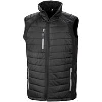 Chaleco softshell black compass acolchado reciclado