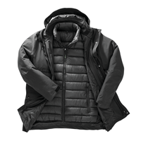 Chaqueta acolchada ripstop reciclada 3 en 1