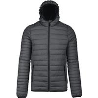 Chaqueta acolchada y ligera con capucha hombre