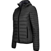 Chaqueta acolchada y ligera con capucha mujer