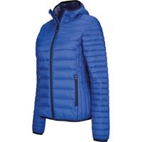 Chaqueta acolchada y ligera con capucha mujer
