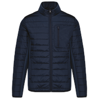 Chaqueta bimaterial hombre