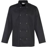 Chaqueta de cocina botones a presión manga larga