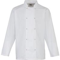 Chaqueta de cocina botones a presión manga larga
