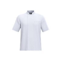 Chaqueta de cocina ecorresponsable y transpirable de manga corta unisex