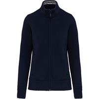 Chaqueta de felpa con cremallera mujer