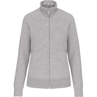 Chaqueta de felpa con cremallera mujer