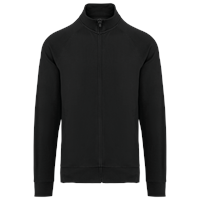 Chaqueta de felpa de algodón mangas raglán unisex