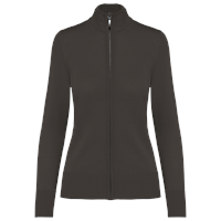 Chaqueta de punto con cremallera mujer