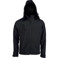 Chaqueta softshell con capucha extraíble hombre