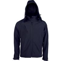 Chaqueta softshell con capucha extraíble hombre