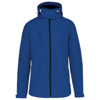 Chaqueta softshell con capucha extraíble mujer
