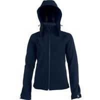 Chaqueta softshell con capucha extraíble mujer