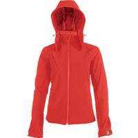 Chaqueta softshell con capucha extraíble mujer