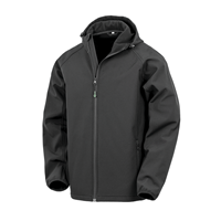 Chaqueta softshell reciclada de 3 capas con capucha hombre