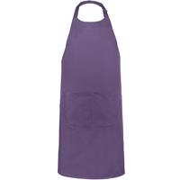 Delantal poliéster/algodón con bolsillo