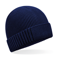 Gorro de algodón orgánico con parche técnico