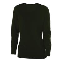 Jersey cuello de pico mujer