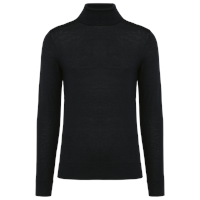 Jersey lana merina cuello vuelto hombre