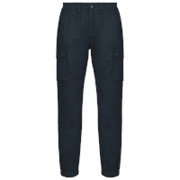 Pantalón tipo cargo unisex con bajo elástico