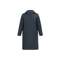 Parka larga con forro de sherpa unisex