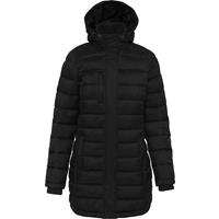 Parka ligera acolchada con capucha para mujer
