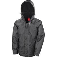 Parka resistente "efecto denim"