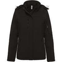 Parka softshell acolchada con capucha mujer