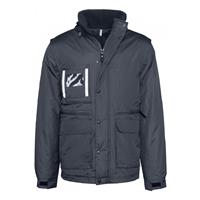 Parka workwear con mangas amovibles hombre