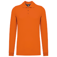 Polo antibacteriano manga larga hombre