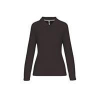 Polo antibacteriano manga larga mujer