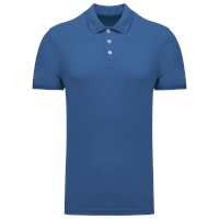 Polo de punto piqué manga corta hombre