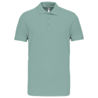 Polo de punto piqué manga corta hombre