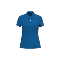 Polo ecorresponsable punto piqué mujer