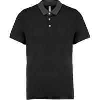 Polo jersey bicolor hombre