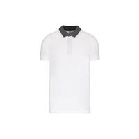 Polo jersey bicolor hombre