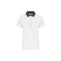 Polo jersey bicolor mujer