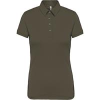 Polo jersey manga corta mujer
