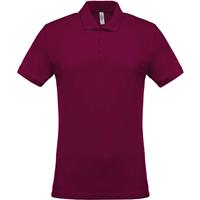Polo piqué manga corta hombre