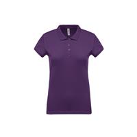 Polo piqué manga corta de mujer