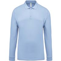 Polo piqué de manga larga de hombre