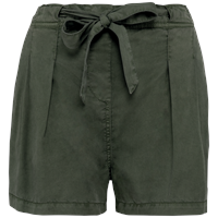 Shorts ecorresponsables de lyocell y efecto lavado mujer