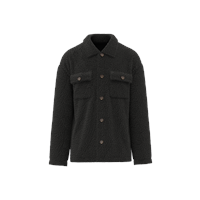 Sobrecamisa de sherpa con hombros caídos unisex<br/>