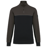 Sudadera 1/4 cremallera ecorresponsable– unisex