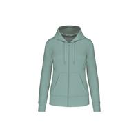 Sudadera con capucha y cremallera ecorresponsable mujer