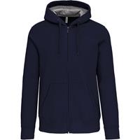 Sudadera capucha y cremallera