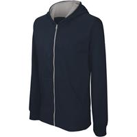 Sudadera capucha y cremallera niños