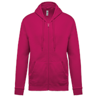 Sudadera capucha y cremallera unisex