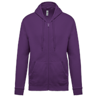 Sudadera capucha y cremallera unisex