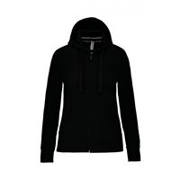 Sudadera con capucha y cremallera de mujer